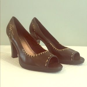 Nicole Peep Toe Heels